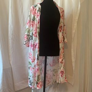 Mumu floral robe - OS
